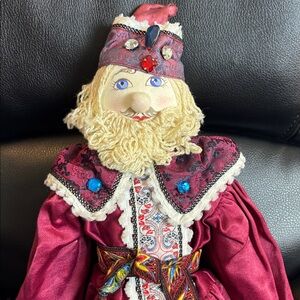 Festive Decorative Doll with so much personality!